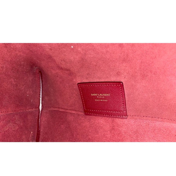 Saint Laurent Large Shopping Tote, Red - Picture 9 of 16